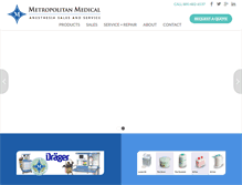 Tablet Screenshot of metropolitanmed.com